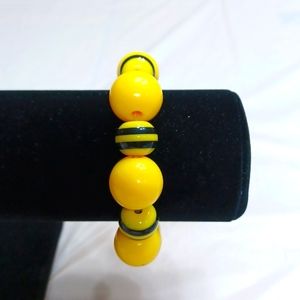 Retro yellow bracelet